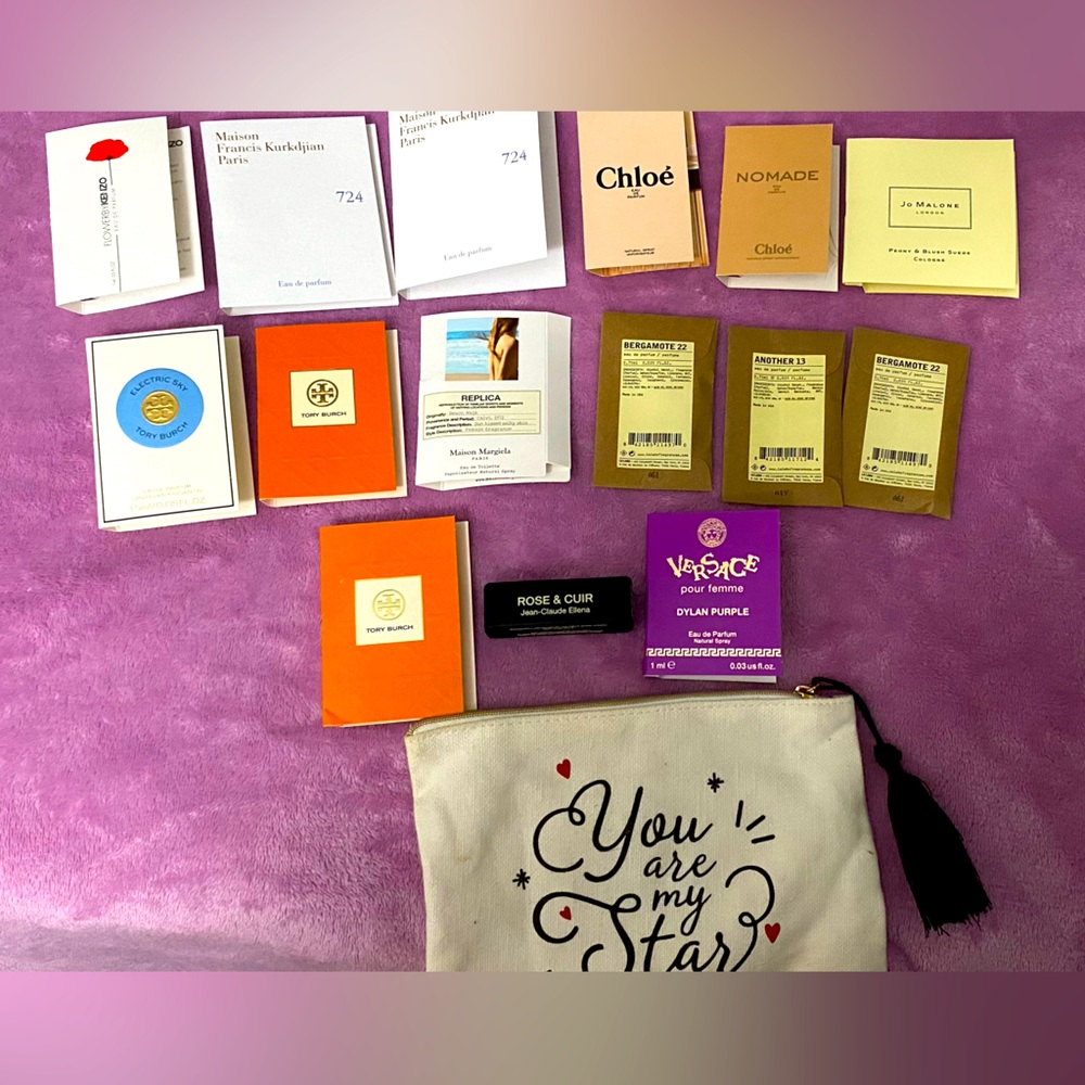 Kenzo, Chloe & Luxury multiple brand Fragance Bundle samples (16 pieces)